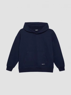 Foto van product Unisex oversized hoodie met kangoeroezakken en lettersprint s.Oliver blauw