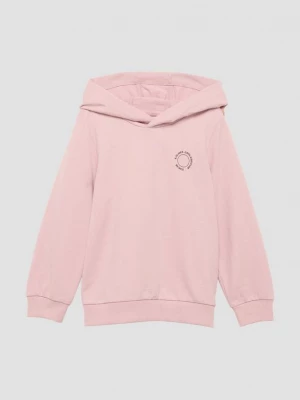 Foto van product Unisex sweatshirt met capuchon, geribde boorden en een klein printdetail s.Oliver roze