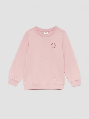 Foto van product Unisex sweatshirt met geribde boorden en een klein printdetail s.Oliver roze