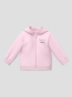 Foto van product Unisex sweatvest met capuchon en motief s.Oliver roze