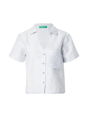 Foto van product UNITED COLORS OF BENETTON Blouse lichtblauw / wit