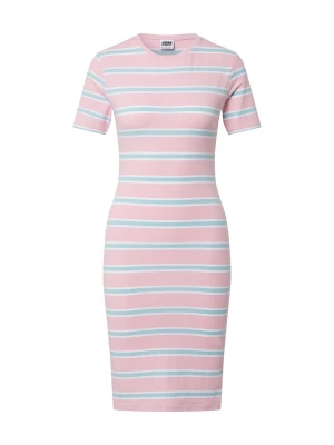 Foto van product Urban Classics Jurk opaal / rosa / wit