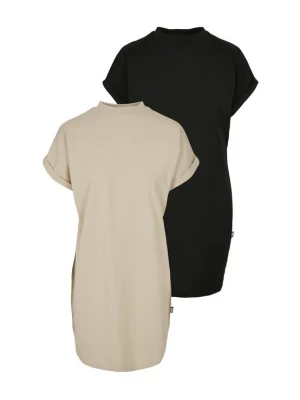 Foto van product Urban Classics Jurk 'Rainbow' beige / lichtgroen / rood / zwart