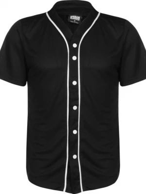 Foto van product Urban Classics Overhemd 'Baseball' zwart / wit
