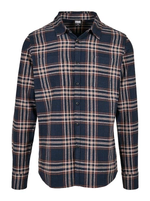 Foto van product Urban Classics Overhemd navy / roestrood / wit