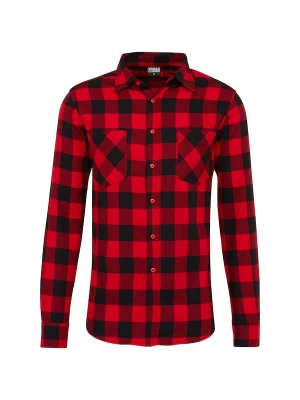 Foto van product Urban Classics Overhemd rood / donkerrood / zwart