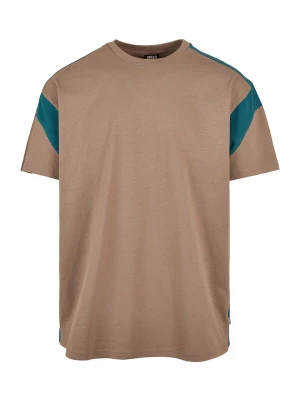 Foto van product Urban Classics Shirt lichtbruin / petrol