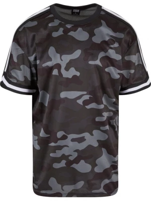 Foto van product Urban Classics Shirt lichtgrijs / donkergroen / zwart / wit