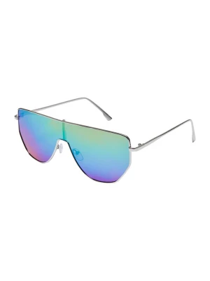 Foto van product Urban Classics Zonnebril 'Palm Springs' blauw / appel / magenta / zilver
