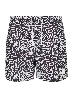 Foto van product Urban Classics Zwemshorts zwart / wit