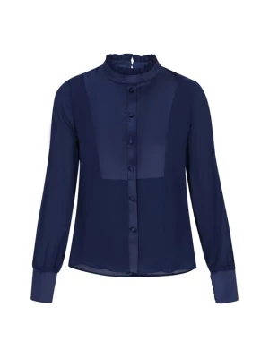 Foto van product usha BLACK LABEL Blouse 'Elegant' donkerblauw