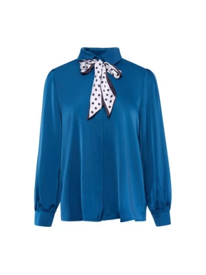 Foto van product usha BLACK LABEL Blouse navy / zwart / wit