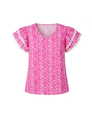 Foto van product usha BLACK LABEL Blouse pink / wit
