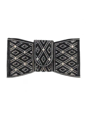 Foto van product usha BLACK LABEL Clutch zwart / transparant