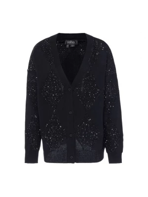 Foto van product usha BLACK LABEL Gebreid vest zwart