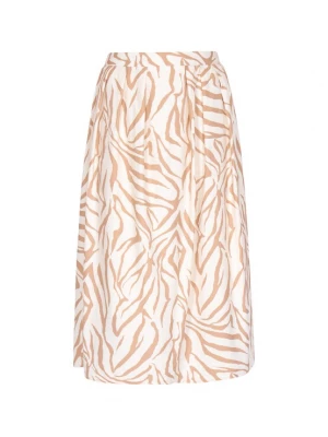Foto van product usha BLACK LABEL Rok 'Festival' donkerbeige / offwhite