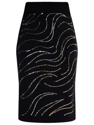 Foto van product usha BLACK LABEL Rok goud / zwart