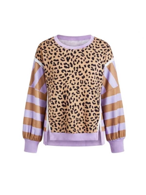 Foto van product usha BLACK LABEL Sweatshirt sering / oranje / zwart