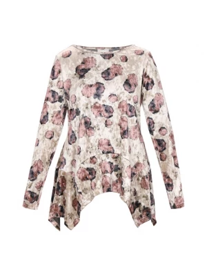 Foto van product Usha Blouse beige / oudroze / zwart