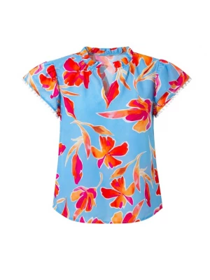 Foto van product Usha Blouse blauw / gemengde kleuren