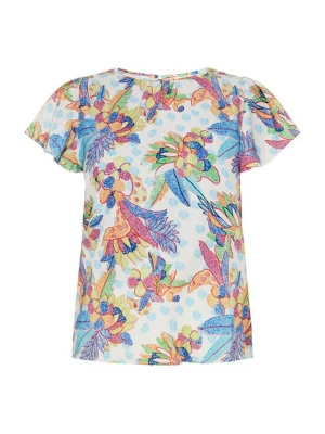Foto van product FELIPA Blouse hemelsblauw / lichtgeel / groen / lichtrood