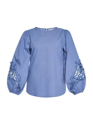 Foto van product Usha Blouse duifblauw