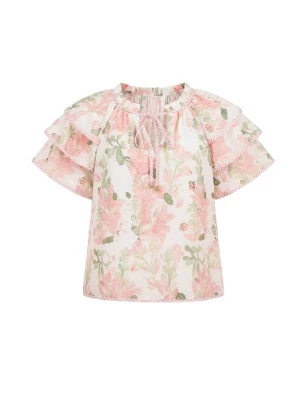 Foto van product Usha Blouse gemengde kleuren / wit