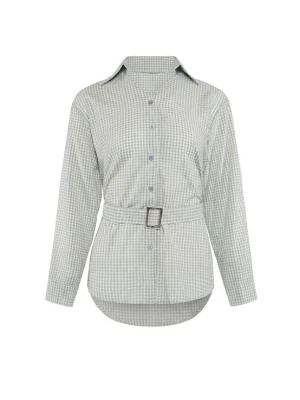 Foto van product Usha Blouse mintgroen / wit