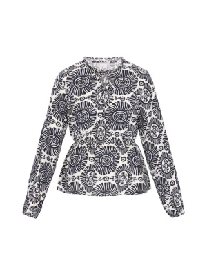 Foto van product Usha Blouse navy / wit