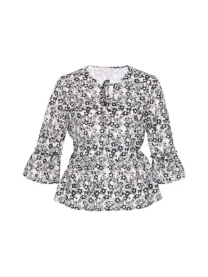 Foto van product Usha Blouse zwart / wit