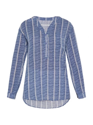 Foto van product usha BLUE LABEL Blouse blauw / wit