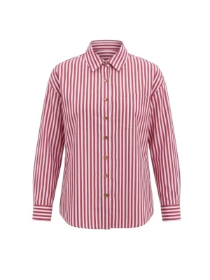 Foto van product usha BLUE LABEL Blouse bourgogne / wit
