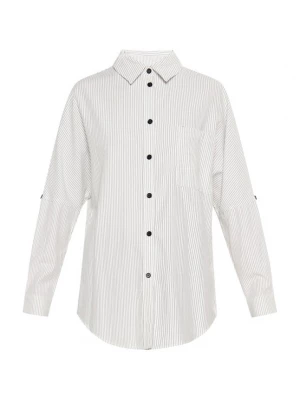 Foto van product usha BLUE LABEL Blouse 'Classic Look' zwart / wit
