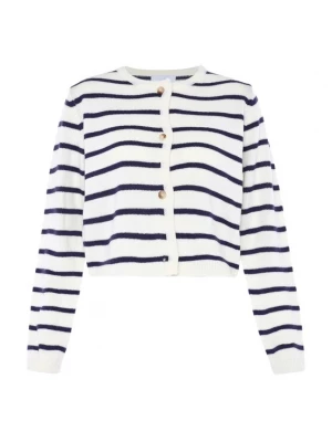 Foto van product usha BLUE LABEL Gebreid vest blauw / wolwit
