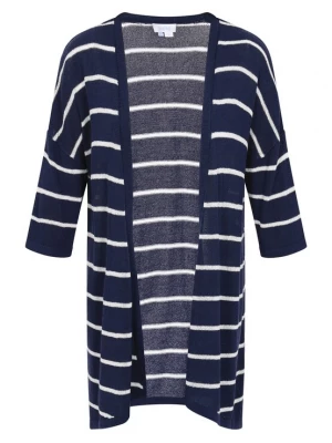 Foto van product usha BLUE LABEL Gebreid vest navy / wit