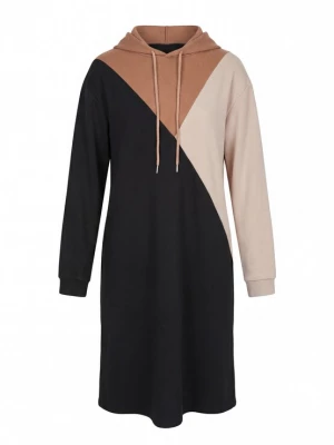 Foto van product usha BLUE LABEL Jurk beige / bruin / zwart
