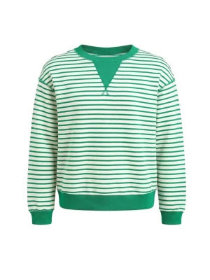 Foto van product usha BLUE LABEL Sweatshirt groen / wit