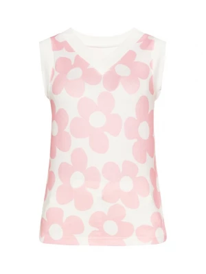 Foto van product usha BLUE LABEL Top pink / wit