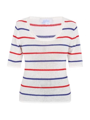 Foto van product usha BLUE LABEL Trui blauw / rood / wit