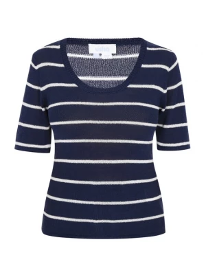 Foto van product usha BLUE LABEL Trui navy / wit