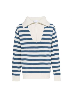 Foto van product usha BLUE LABEL Trui navy / wolwit