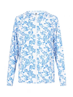 Foto van product usha BLUE LABEL Tussenjas 'Comfortable' blauw / lichtblauw / wit