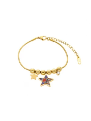 Foto van product usha FESTIVAL Armband goud / gemengde kleuren