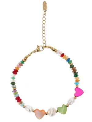 Foto van product usha FESTIVAL Armband goud / gemengde kleuren