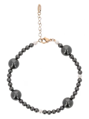 Foto van product usha FESTIVAL Armband rose-goud / zwart