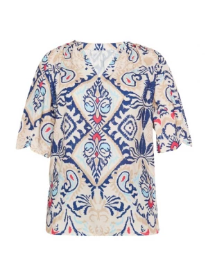 Foto van product usha FESTIVAL Blouse crème / champagne / marine