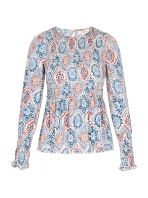 Foto van product usha FESTIVAL Blouse 'Festival' blauw / rood / wit