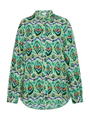 Foto van product usha FESTIVAL Blouse groen / gemengde kleuren