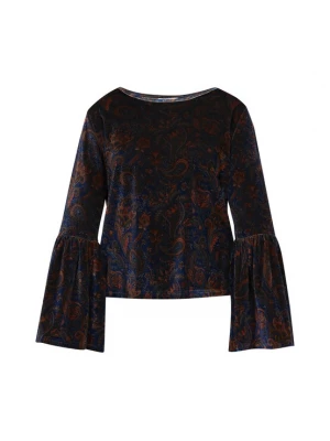 Foto van product usha FESTIVAL Blouse nachtblauw / roestbruin