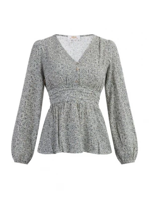 Foto van product usha FESTIVAL Blouse 'Rakata' bruin / zwart / offwhite